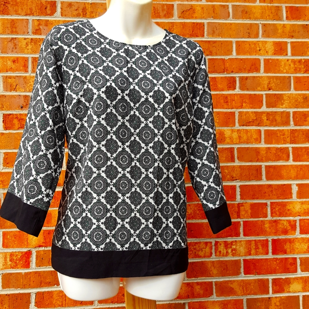 Loft petites sark green Blouse